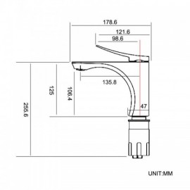 Modern 4 Colors Copper Basin Mixer Faucet For Bathroom