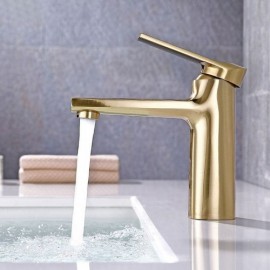 Copper Basin Mixer For Bathroom Brushed Gold/Grey/Black/Chrome