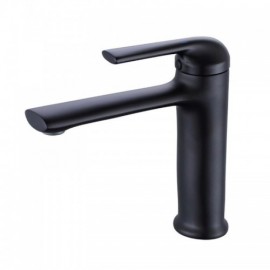 Modern Basin Mixer In Black Copper/Chrome For Bathroom