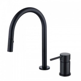 Copper Basin Mixer Single Handle Chrome/Black/Brushed Gold