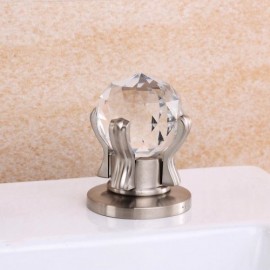 Modern Basin Faucet Brushed Gold/Chrome/Brushed Nickel Crystal Handle