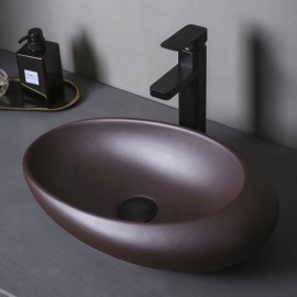 Coffee Ceramic Sink For Bathroom Toilet 4 Models