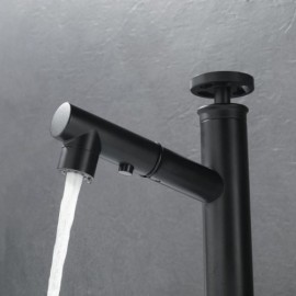 Classic Black Single Handle Basin Mixer