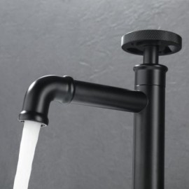 Classic Black Basin Faucet Cold Water For Bathroom