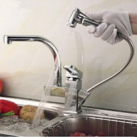 Wall Mounted Single Handle One Hole with Chrome Kitchen Tap