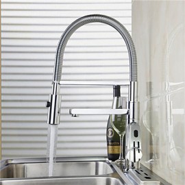 Deck Mounted Single Handle One Hole with Chrome Kitchen Tap