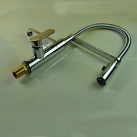 Deck Mounted Single Handle One Hole with Chrome Kitchen Tap