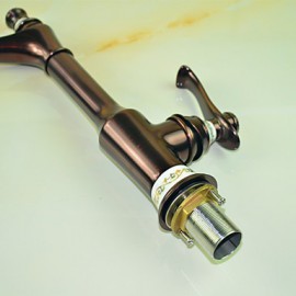 Deck Mounted Single Handle One Hole with Oil-rubbed Bronze Kitchen Tap