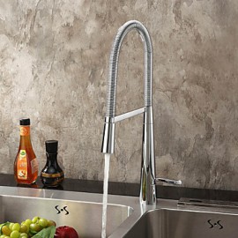 Deck Mounted Single Handle One Hole with Chrome Kitchen Tap