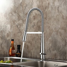 Deck Mounted Single Handle One Hole with Chrome Kitchen Tap