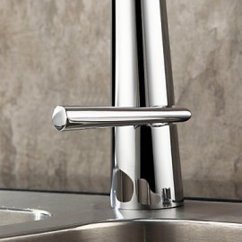 Deck Mounted Single Handle One Hole with Chrome Kitchen Tap