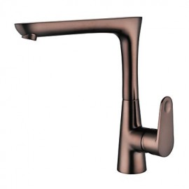 Deck Mounted Single Handle One Hole with Oil-rubbed Bronze Kitchen Tap