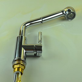 Deck Mounted Single Handle One Hole with Chrome Kitchen Tap