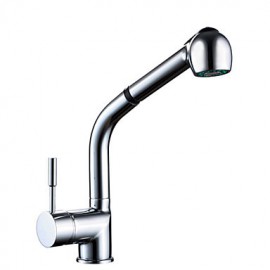 Deck Mounted Single Handle One Hole with Chrome Kitchen Tap