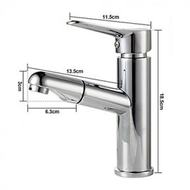 American Standard Deck Mounted Single Handle One Hole with Chrome Kitchen Tap