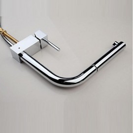 Deck Mounted Single Handle One Hole with Chrome Kitchen Tap