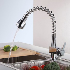 Deck Mounted Single Handle One Hole with Chrome Kitchen Tap