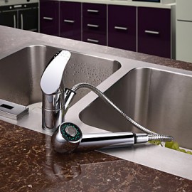 Deck Mounted Single Handle One Hole with Chrome Kitchen Tap