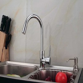 Kitchen Tap Contemporary Kitchen LED Tap with Chrome Finish