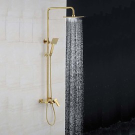 Shower Tap Contemporary Rain Shower/Handshower Included Brass Chrome