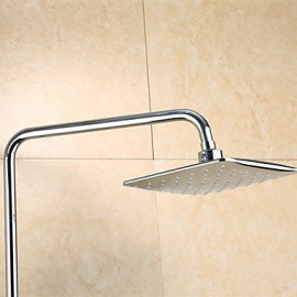 New Design Contemporary Chrome Finished 8 Inch In Wall Shower Set with Shower Head and Hand Shower