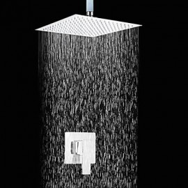 Shower Tap Contemporary Rain Shower Brass Chrome