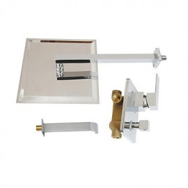 Shower Tap Contemporary Rain Shower Brass Chrome