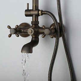 Shower Tap Antique Rain Shower / Handshower Included Brass Antique Brass