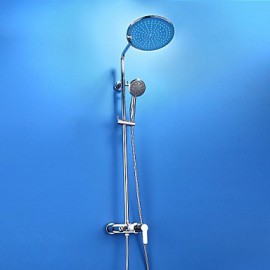 Shower Tap Contemporary Rain Shower / Handshower Included Brass Chrome