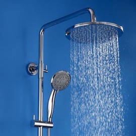 Shower Tap Contemporary Rain Shower / Handshower Included Brass Chrome