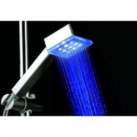 Blue ABS LED Color Changing Hand Shower