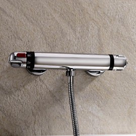 Shower Tap Contemporary Thermostatic Brass Chrome