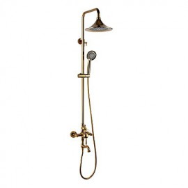 Shower Tap Antique Rain Shower / Handshower Included Brass Ti-PVD