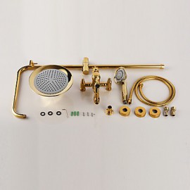 Shower Tap Antique Rain Shower / Handshower Included Brass Ti-PVD