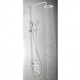 Shower Tap Contemporary Waterfall / Sidespray Brass Painting