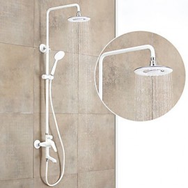 Shower Tap Contemporary Waterfall / Sidespray Brass Painting