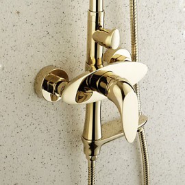 Shower Tap Antique Rain Shower / Handshower Included Brass Ti-PVD