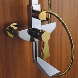 Shower Tap Contemporary Sidespray Brass Chrome